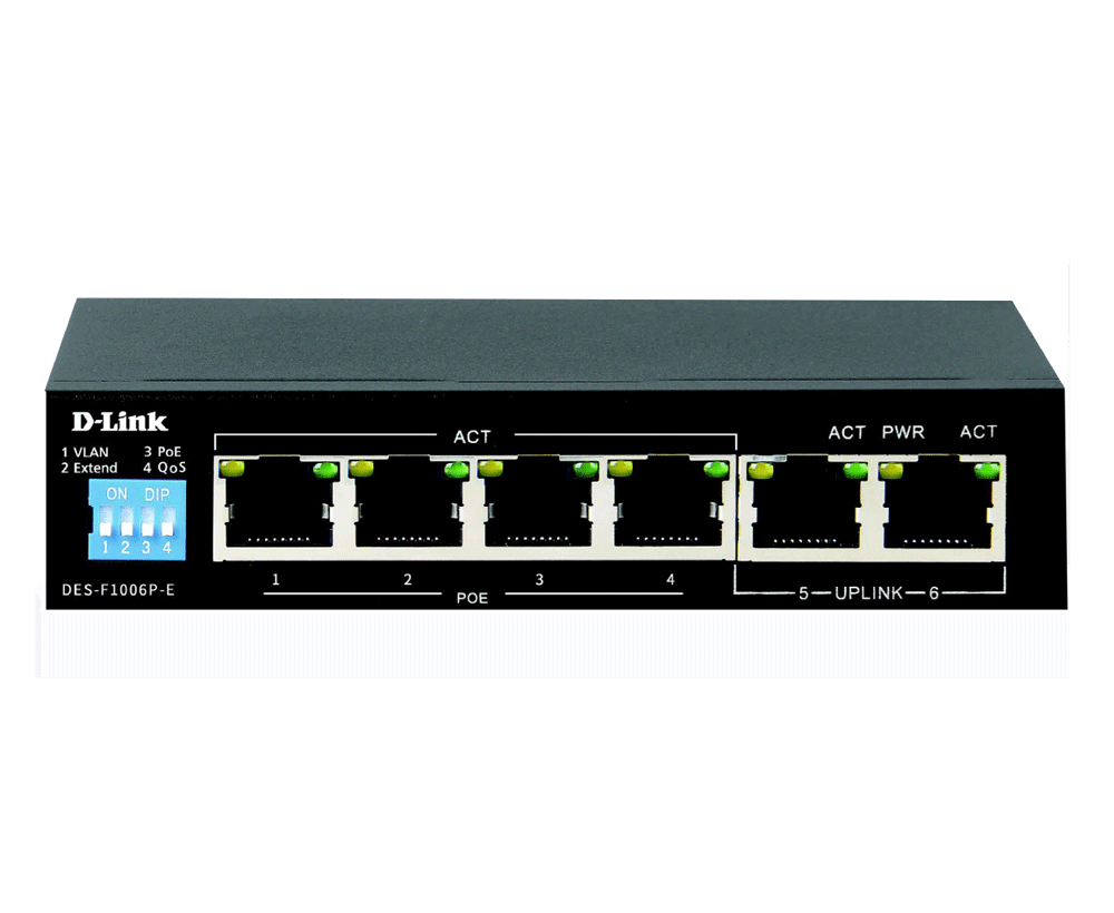 10-Port 10/100 Long Range PoE+ Surveillance Switch DES-F1010P-E