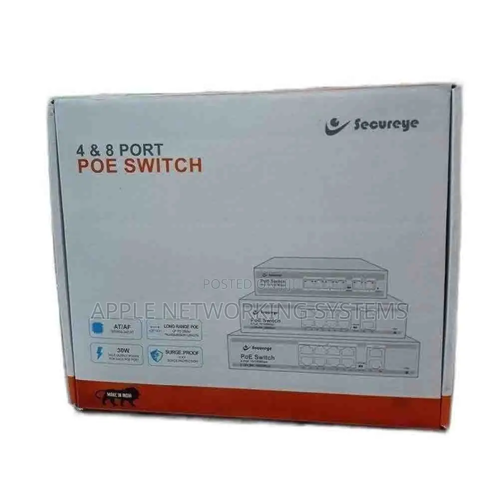 Secureye S-4fe-2ue-Ld 4 Poe + 2 Uplink Ports 10/100 MBPS