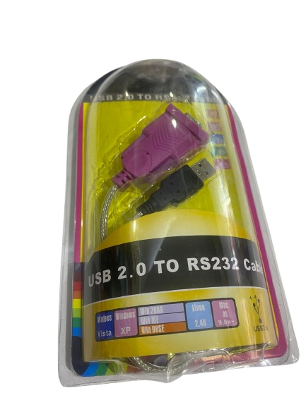 USB 2.0 to RS-232 Serial Cable